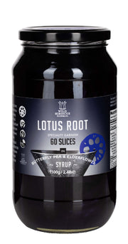 Lotus Root Slices in Butterfly Pea and Elderflower Syrup - Rare Tea Cellar