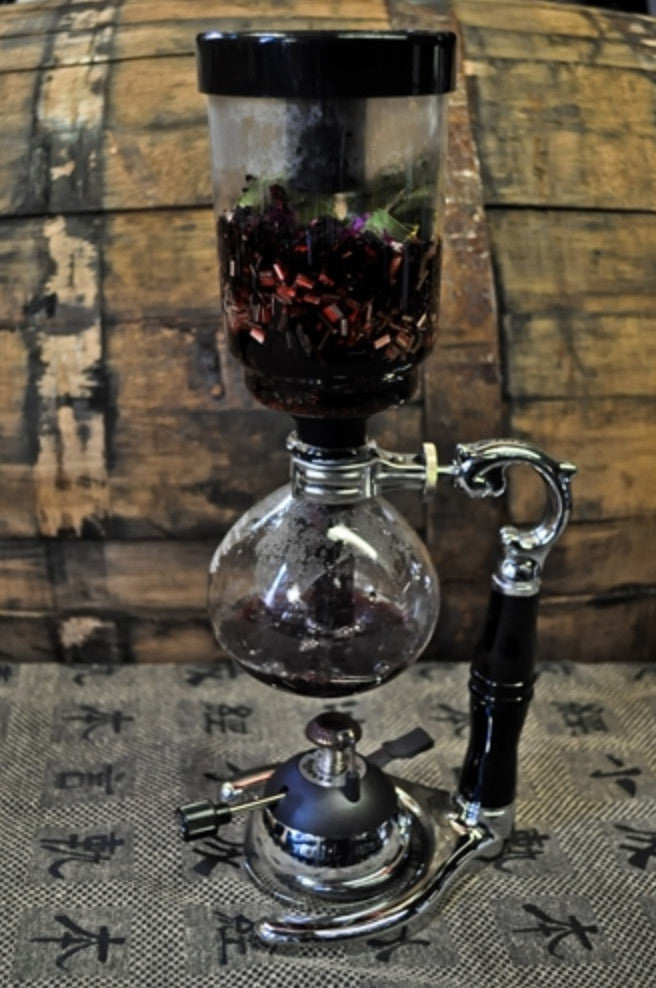 Yama Tabletop Syphon 3 Cup Vacuum Brewer Rare Tea Cellar