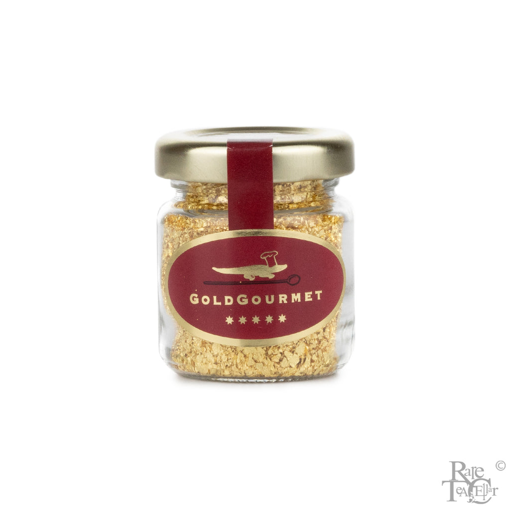 23 Karat Edible Gold Leaf Flakes - Rare Tea Cellar
