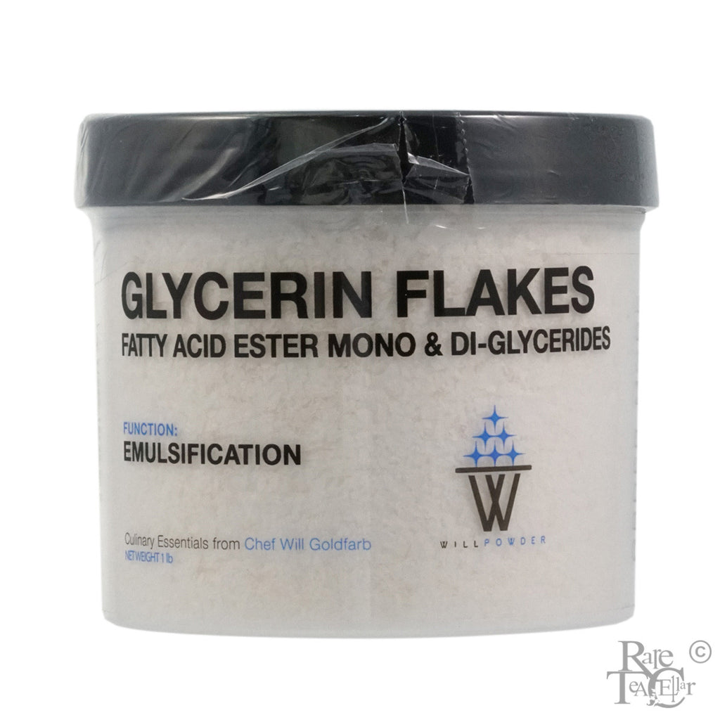 Glycerin Flakes - Mono and Di-Glyceride - Rare Tea Cellar