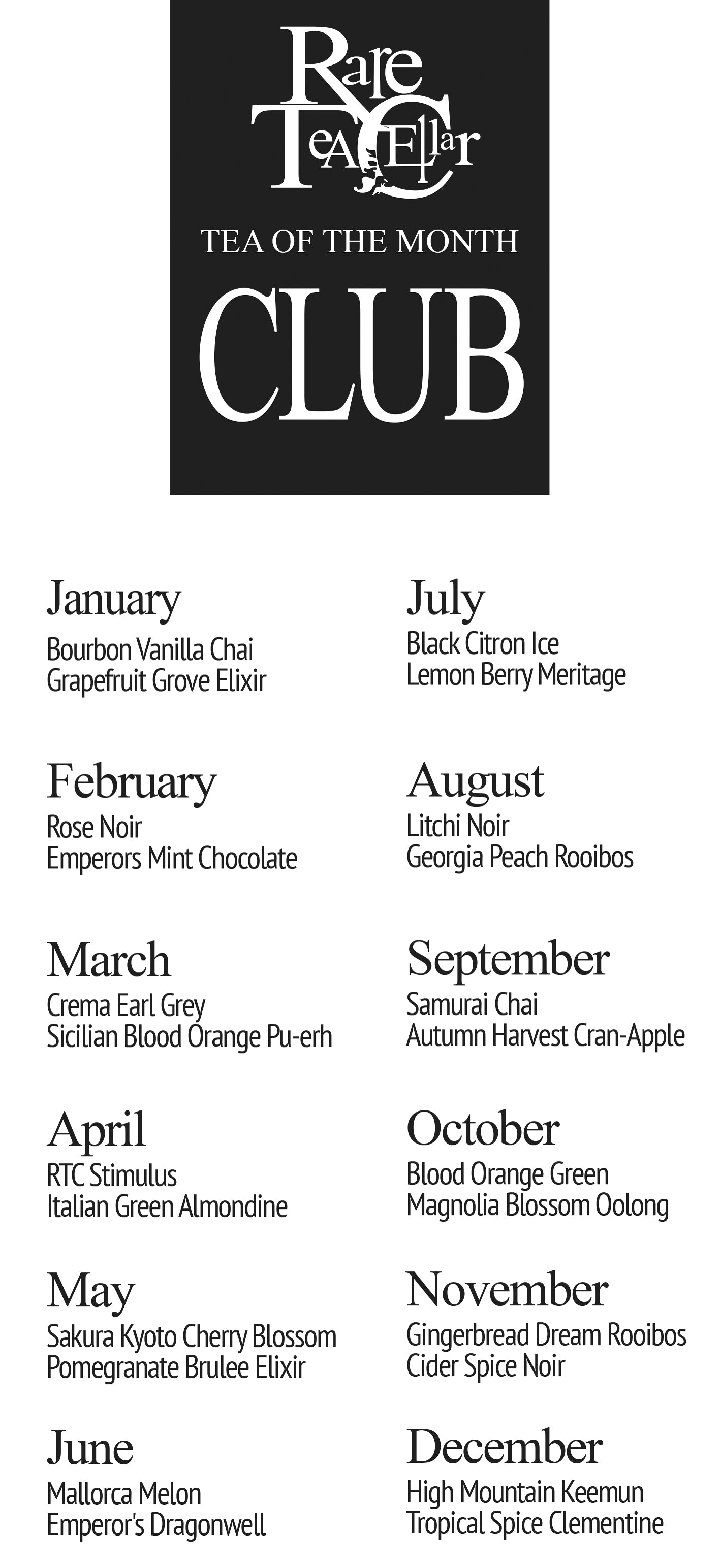 Tea of the Month Club Rare Tea Cellar Tea of the Month Club Rare Tea Cellar