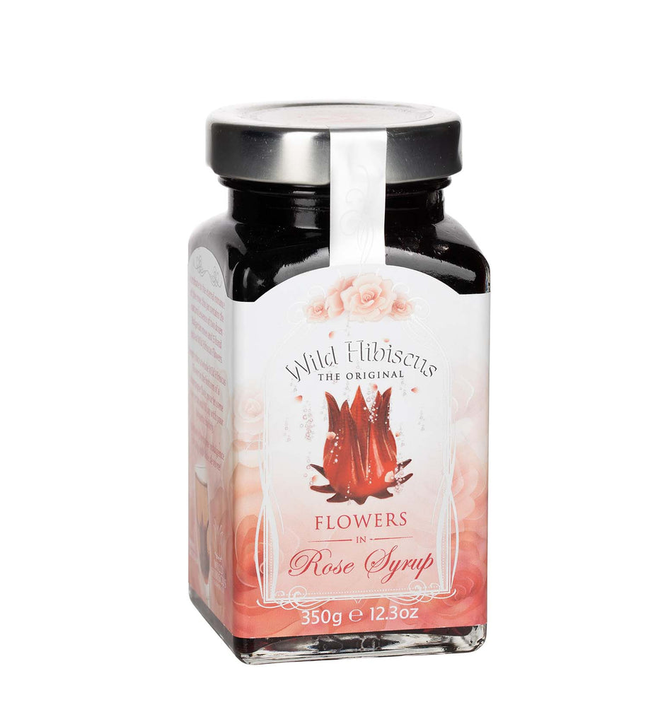 Wild Hibiscus Flowers in Rose Syrup - Rare Tea Cellar